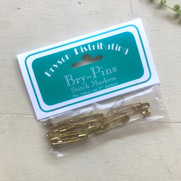 Bry-Pins Brass Pins 1 1/4"