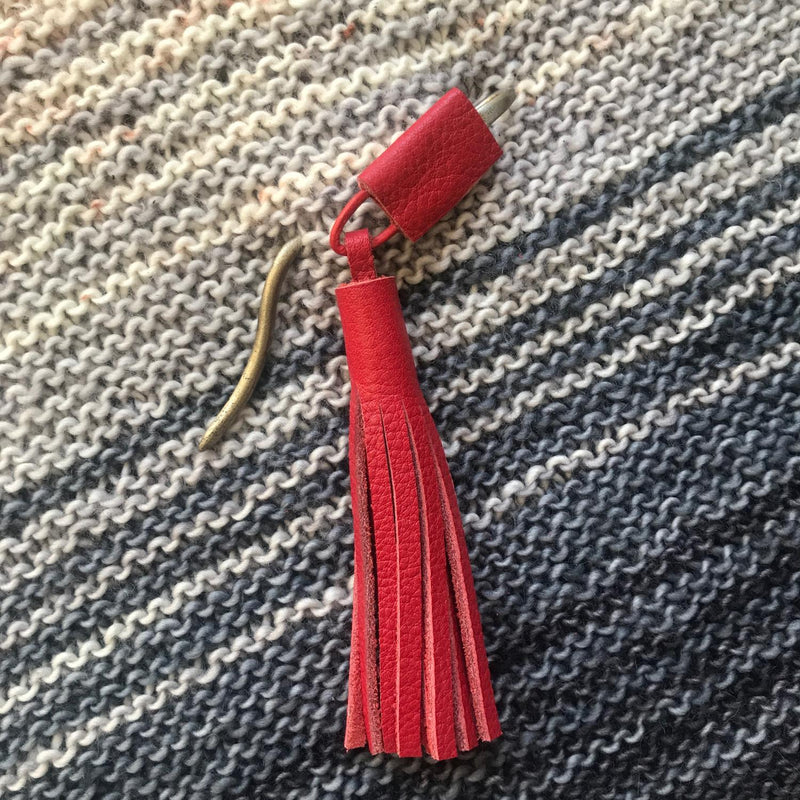 Leather Shawl Pin