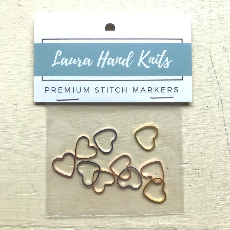 Assorted Heart Stitch Markers