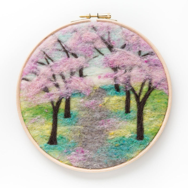 Cherry Blossoms Needle Felting