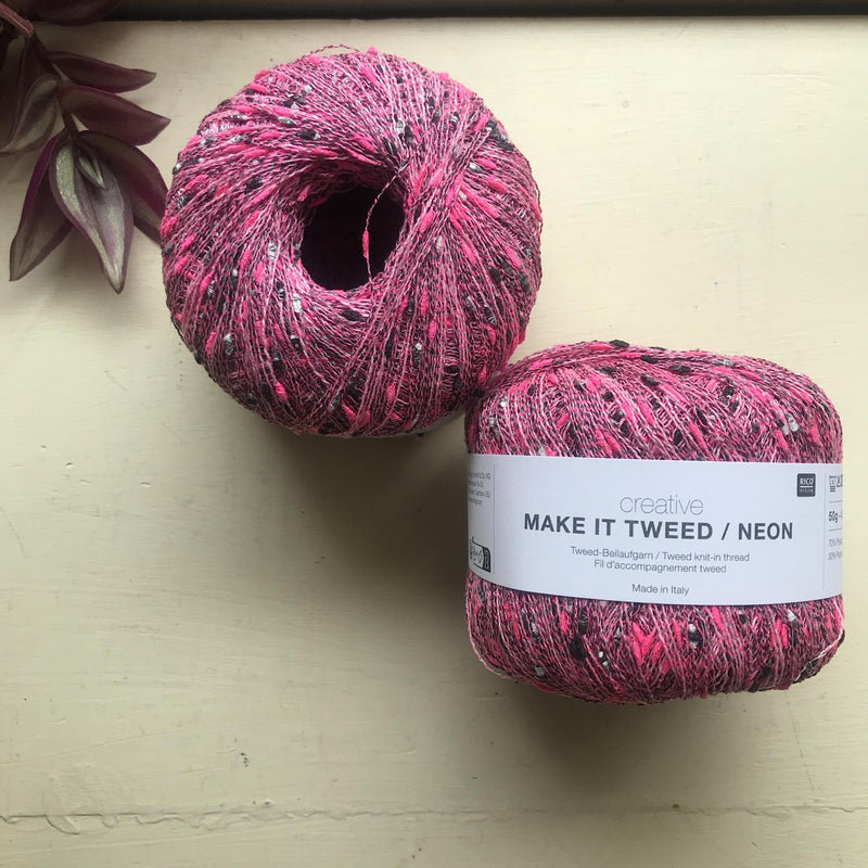 Make it Tweed Neon Pink