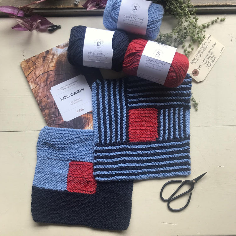 Log Cabin Washcloth Kit